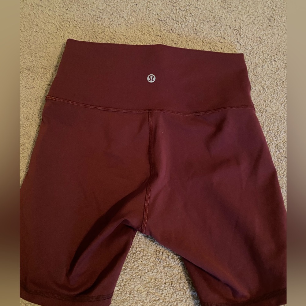 Lululemon Wunder Train High Rise Shorts 6 inch length. Size 4.